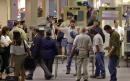 Heightened security is seen Tuesday, Sept. 11, 2001, at the Oakland International Airport in Oakland, Calif. All flights in the country regulated by the FAA have been cancelled due to terrorist activity. (AP Photo/Ben Margot)