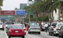 Traffic stacks up after streets leading into Los Angeles international Airport were closed following terrorist attacks that destroyed the World Trade Center towers in New York and damaged the Pentagon in Washington, Tuesday, Sept. 11, 2001. The attacks prompted the closure of airports across the country. (AP Photo/Mark J. Terrill)