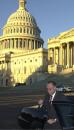 Sen. Charles Schumer, D-N.Y., arrives on Capitol Hill Wednesday, Sept. 12, 2001, as Congress was scheduled to resume work following Tuesday's terrorist attacks in New York and Washington.  (AP Photo/Dennis Cook)