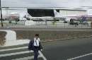 American Airlines jets are parked on the tarmac at Los Angeles International Airport which has been closed, due to terrorism threats September 11, 2001 . Several of the airplanes which crashed into the New York World Trade Center and The Pentagon in Washington were bound for Los Angeles. REUTERS/Jim Ruymen