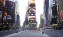 New York's famous Times Square is deserted on the morning of September 12, 2001. Americans awoke in a state of controlled fury, as emergency workers dug desperately for survivors in New York and intelligence agencies searched for those behind the worst attack on the nation since Pearl Harbor.  (Peter Morgan/Reuters)