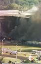Emergency personnel and vehicles are shown at the Pentagon, after a plane crash that was apparently a part of a coordinated terrorist attack that brought down the twin towers of the World Trade Center in New York. Tuesday, Sept. 11, 2001, in Arlington, Va. (AP Photo/Tom Horan)
